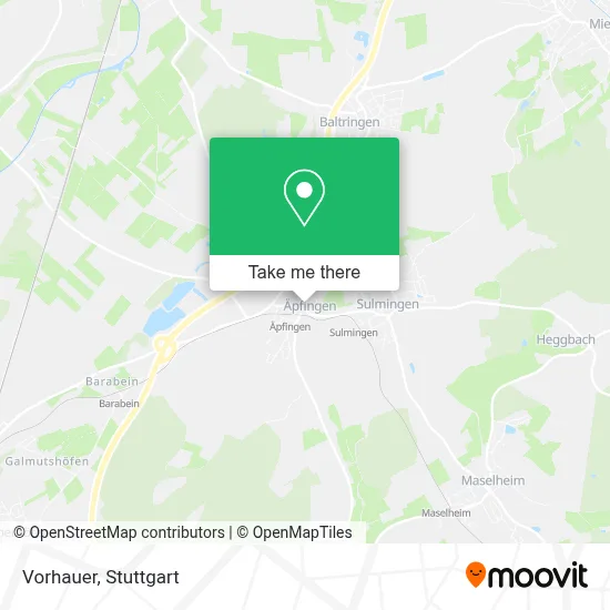 Vorhauer map