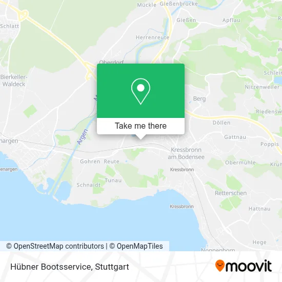 Hübner Bootsservice map