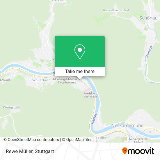 Rewe Müller map