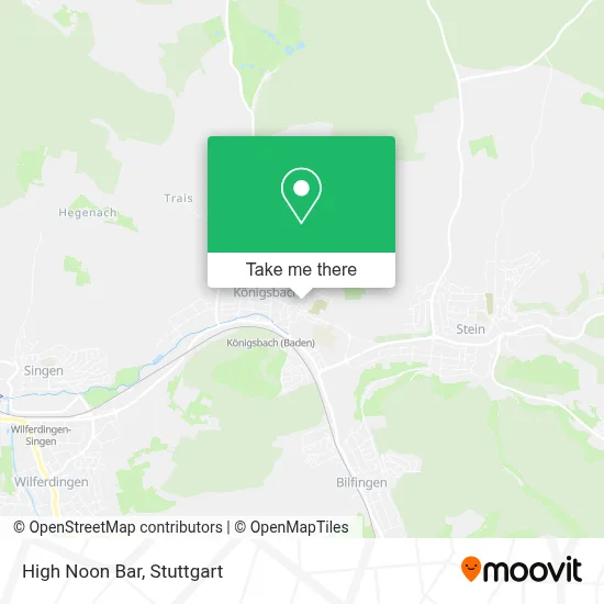 High Noon Bar map
