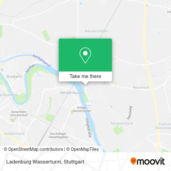 Ladenburg Wasserturm map