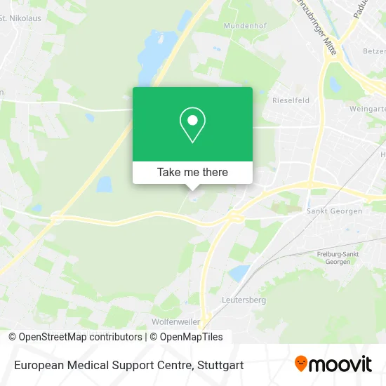 European Medical Support Centre map