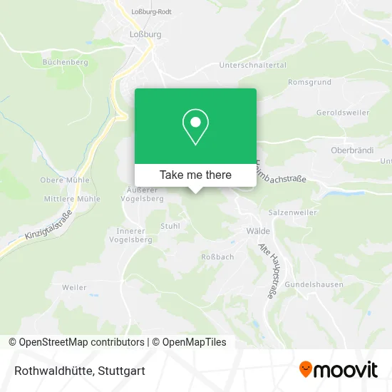 Rothwaldhütte map