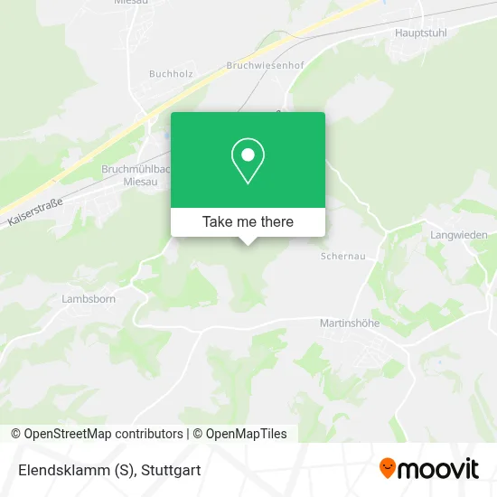 Elendsklamm (S) map