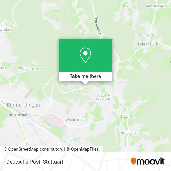 Deutsche Post map