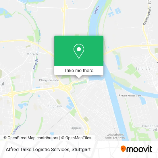 Alfred Talke Logistic Services map
