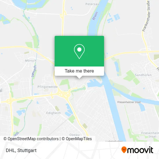 DHL map