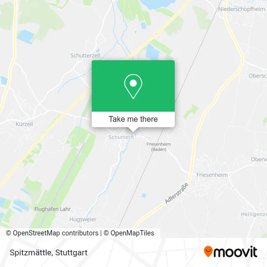 Spitzmättle map