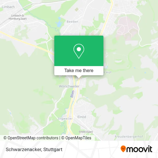 Schwarzenacker map