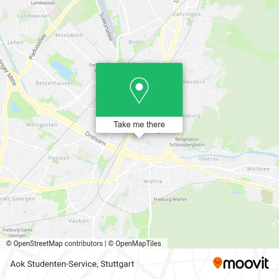 Aok Studenten-Service map