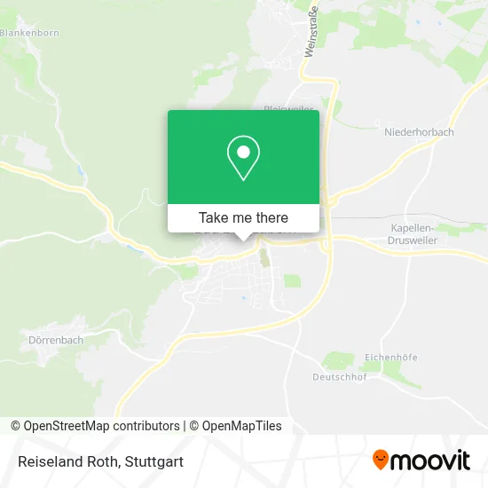 Reiseland Roth map