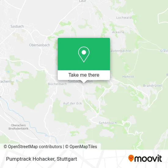 Pumptrack Hohacker map
