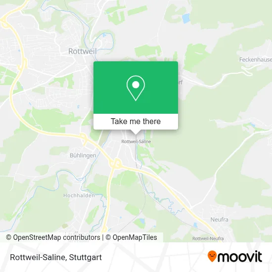 Rottweil-Saline map