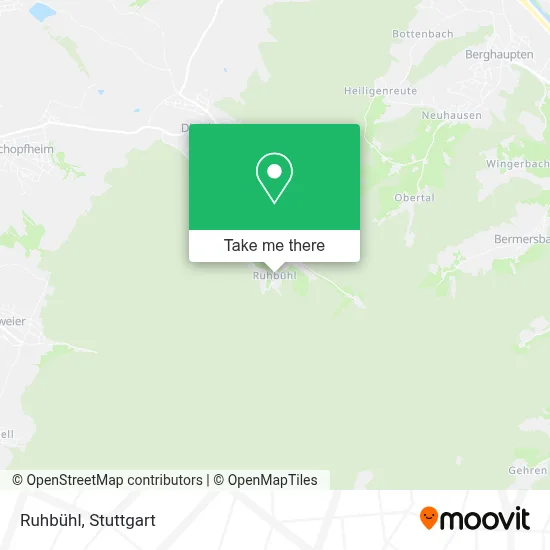Ruhbühl map