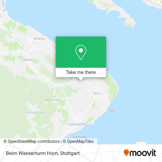 Beim Wasserturm Horn map