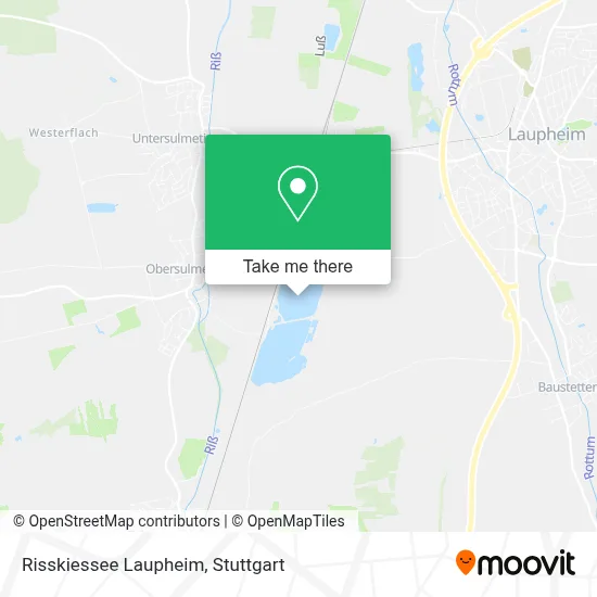 Risskiessee Laupheim map