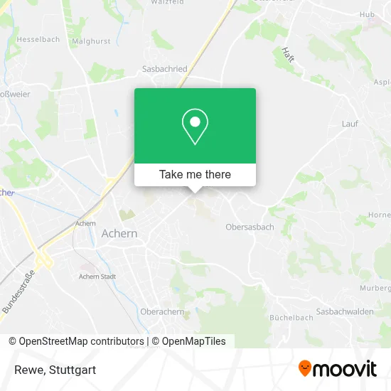 Rewe map