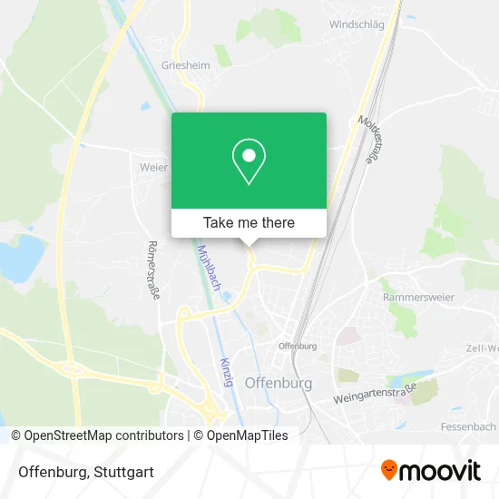 Offenburg map
