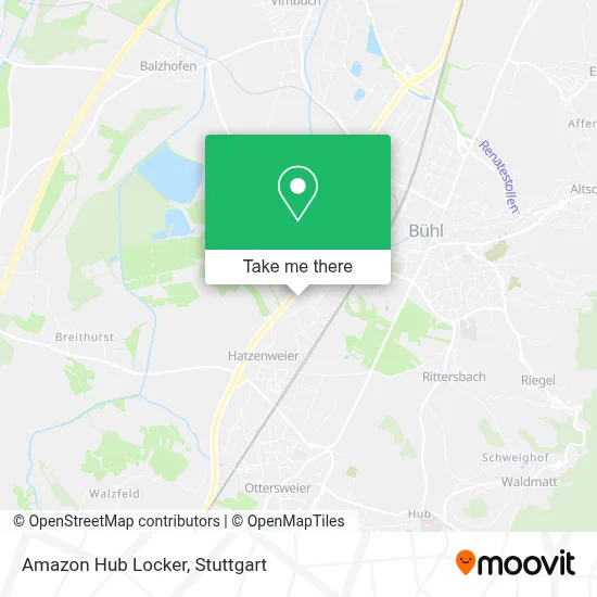 Amazon Hub Locker map