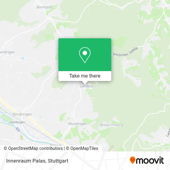 Innenraum Palas map