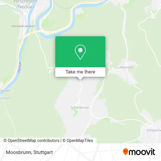 Moosbrunn map