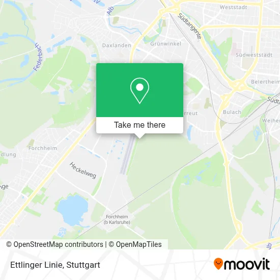 Ettlinger Linie map