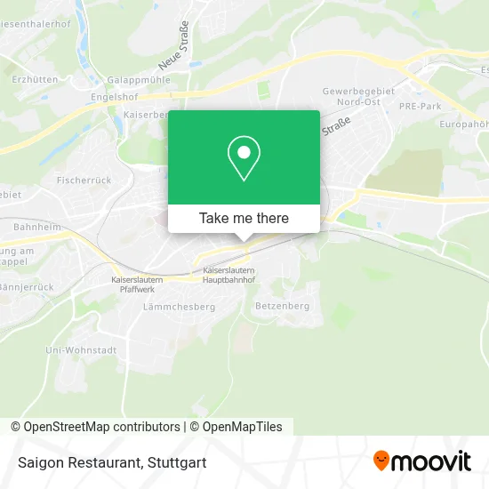 Restaurant Saigon map