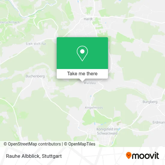 Rauhe Albblick map
