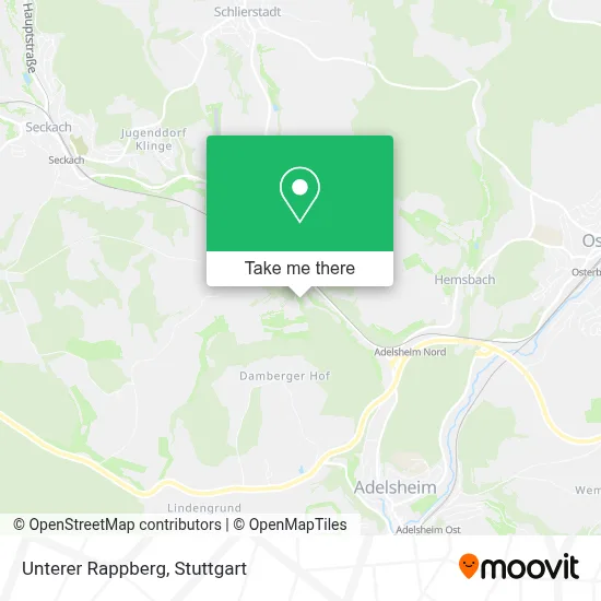 Unterer Rappberg map