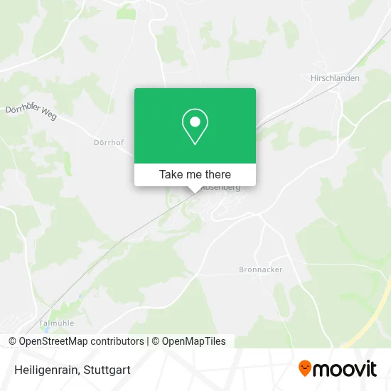 Heiligenrain map