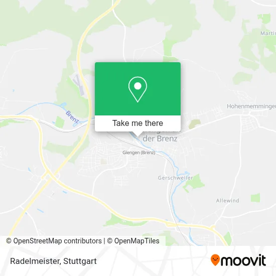 Radelmeister map