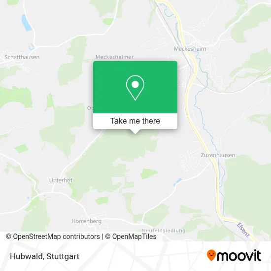 Hubwald map