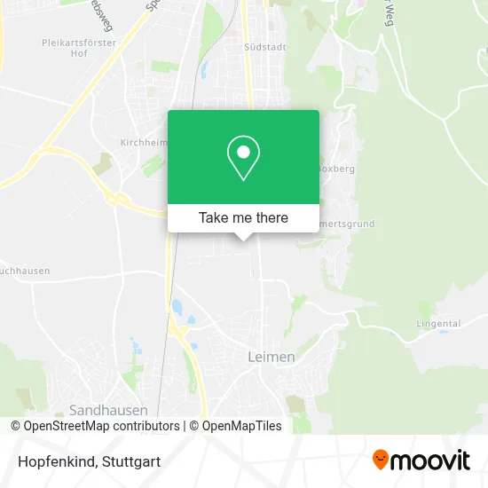 Hopfenkind map