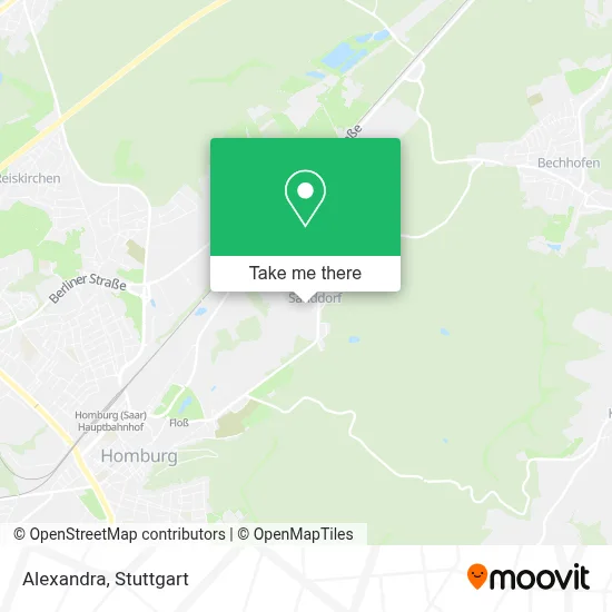 Alexandra map