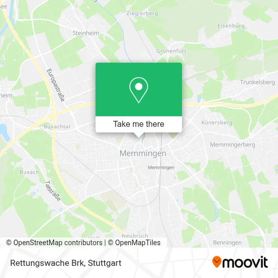 Rettungswache Brk map