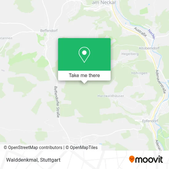 Walddenkmal map