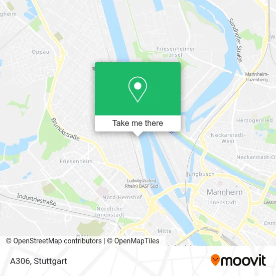A306 map
