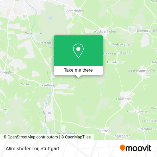 Allmishofer Tor map
