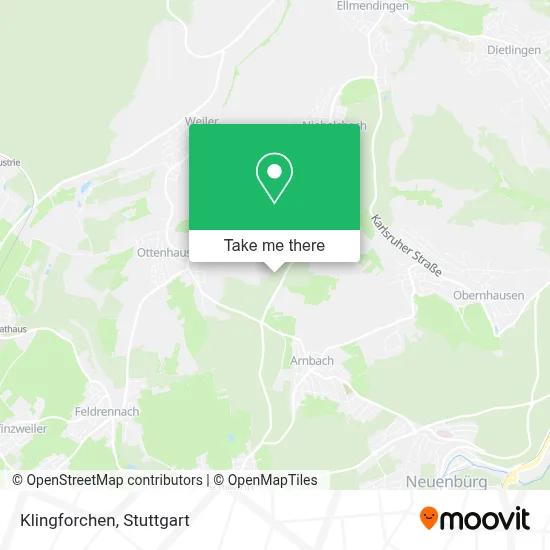 Klingforchen map