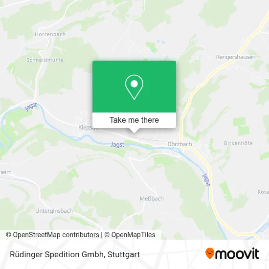 Rüdinger Spedition Gmbh map