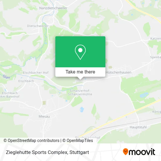 Zieglehutte Sports Complex map