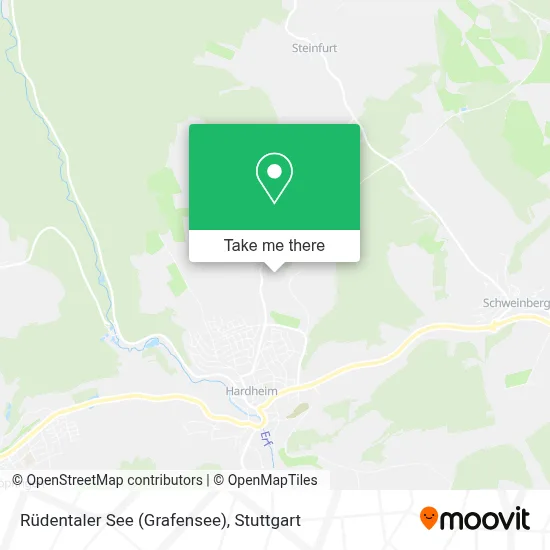 Rüdentaler See (Grafensee) map
