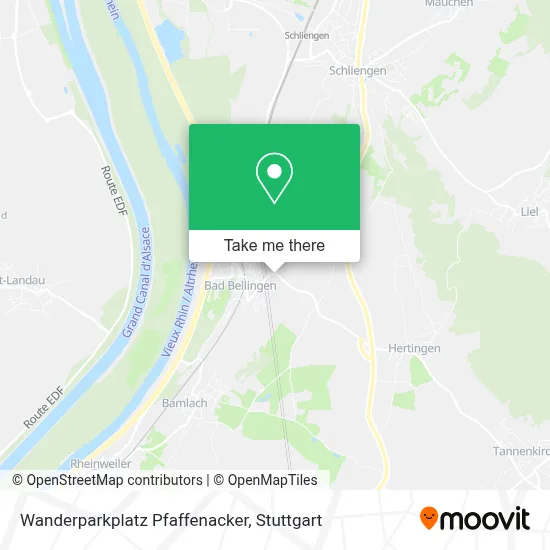 Wanderparkplatz Pfaffenacker map