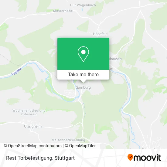Rest Torbefestigung map