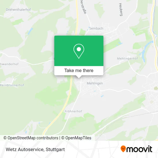 Wetz Autoservice map