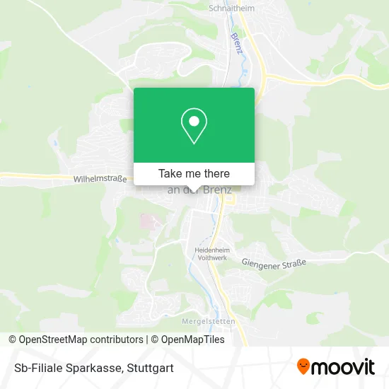 Sb-Filiale Sparkasse map
