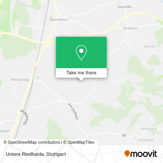 Untere Riedhalde map