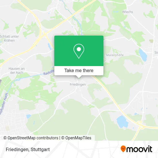 Friedingen map