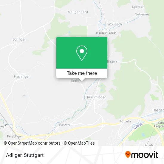 Adliger map
