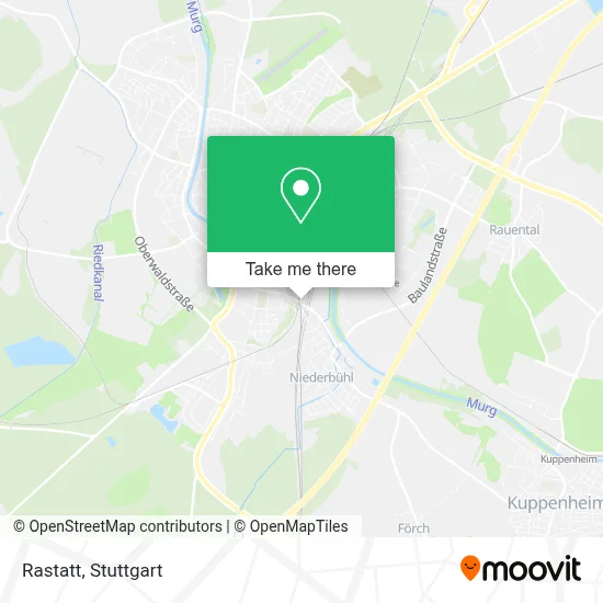 Rastatt map